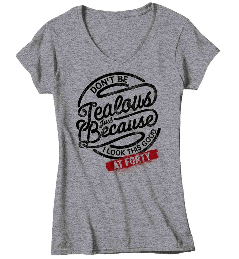 Women's Funny 40th Birthday Shirt Forty Birthday Gift Etsy