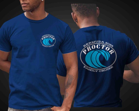 Men's Personalized Boat Gift Custom Shirts Cruise Nautical Yacht Waves Modern T Shirts Sail Boater TShirt Vacation Unisex Mans Gift Idea