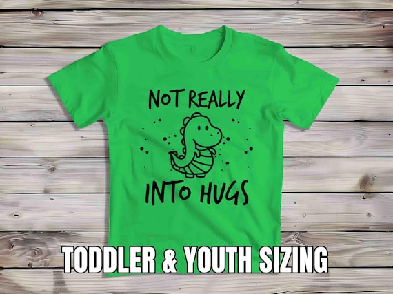 Kids Autism Shirt Not Really Into Hugs Dinosaur ADHD Touch T Rex Autistic Autist T Shirt Gift Idea TShirt Funny Tism Tee Divergent Unisex