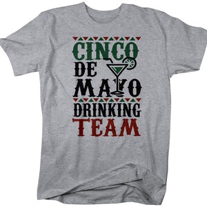 Men's Funny Cinco De Mayo T-Shirt - Tipsy Elves Drinking Shirt For Party