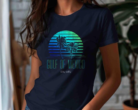 Men's Gulf Of Mexico Shirt Forever Shirt Stay Salty T-Shirt Gift Idea Anti Maga Protest Gulf of America Tourist Unisex Graphic Tee Grunge