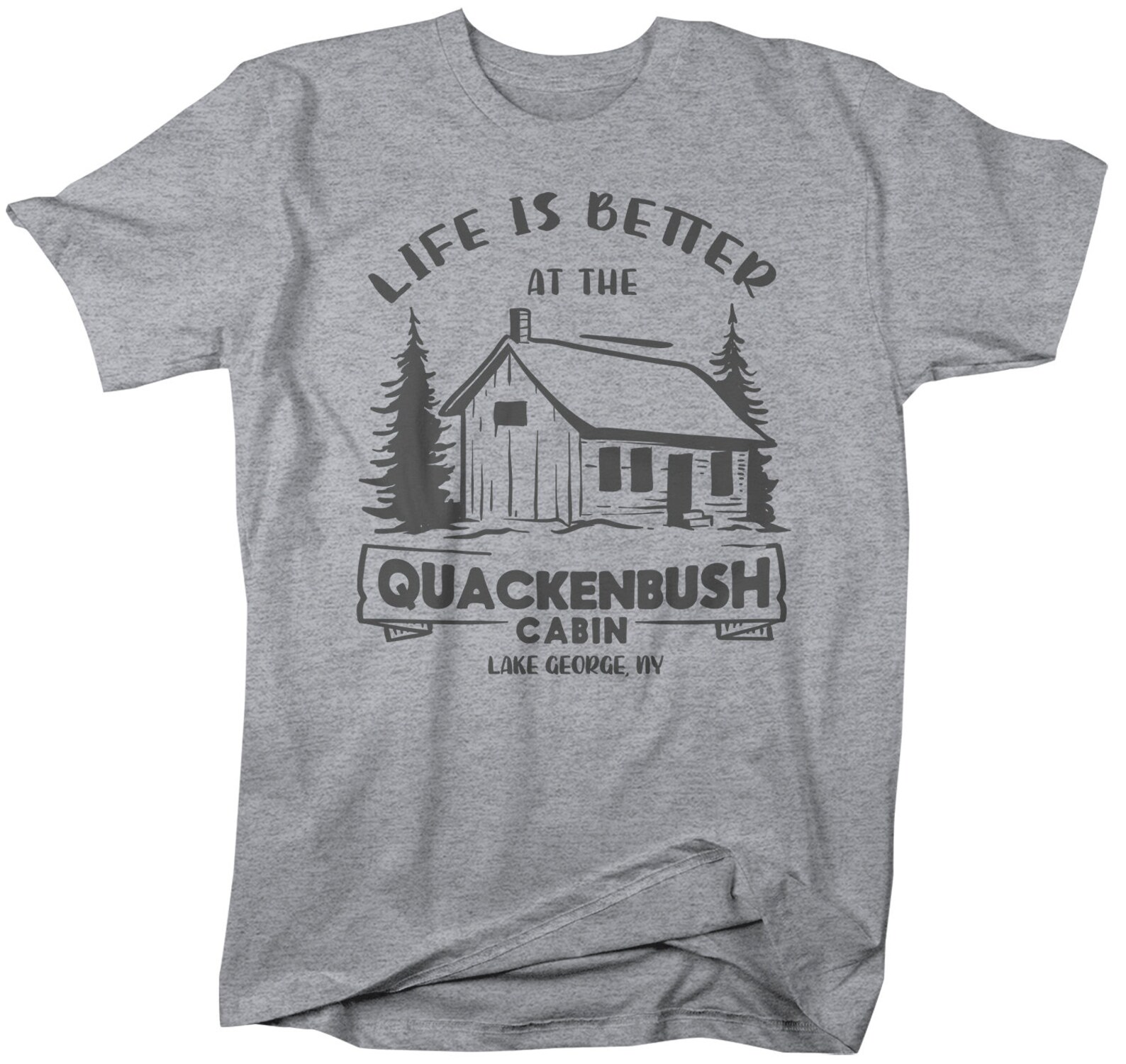 Men's Personalized Cabin T Shirt Life Is Better At Cabin Etsy