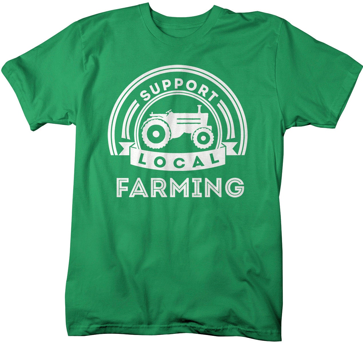 Support Local Farming T-shirt Tractor Farm Shirts Locally | Etsy