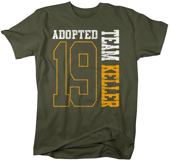 Men's Personalized Adopted T Shirt Matching Custom Matching Family Shirts Adoption Adopting Tee Athletic Team TShirt