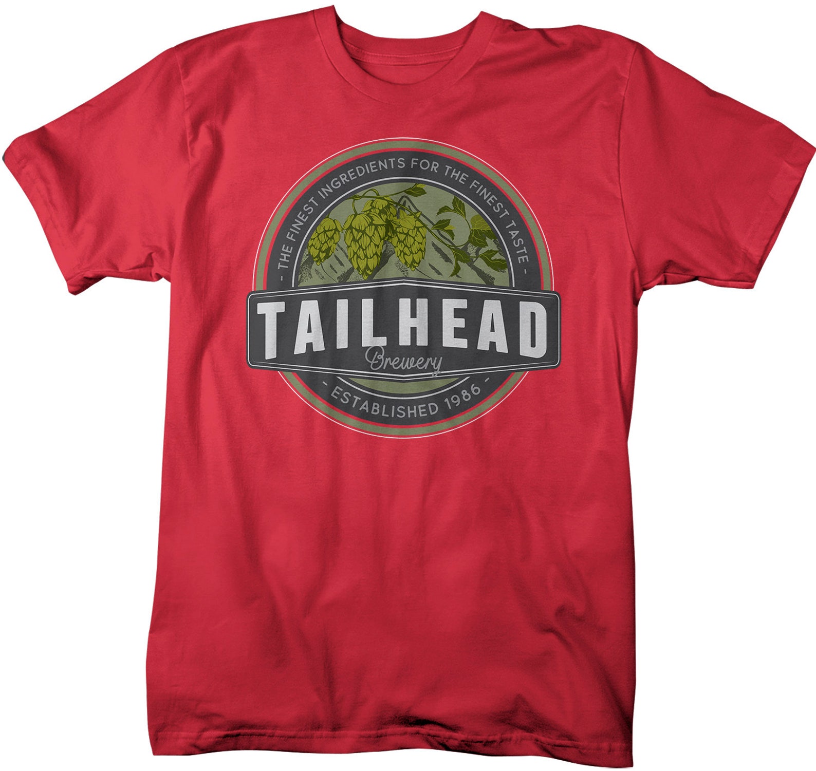 Men's Personalized Brewing Tshirt Custom Beer Hops Etsy