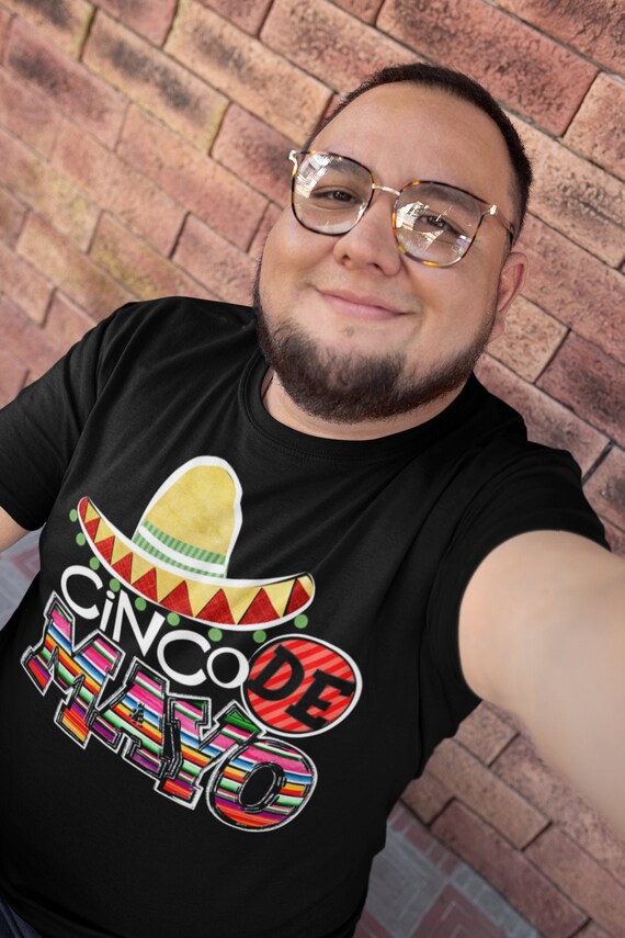 Men's Cinco De Mayo T Shirt Mexico Shirts Mexican Sombrero Graphic Tee Mexican Pride Tshirt