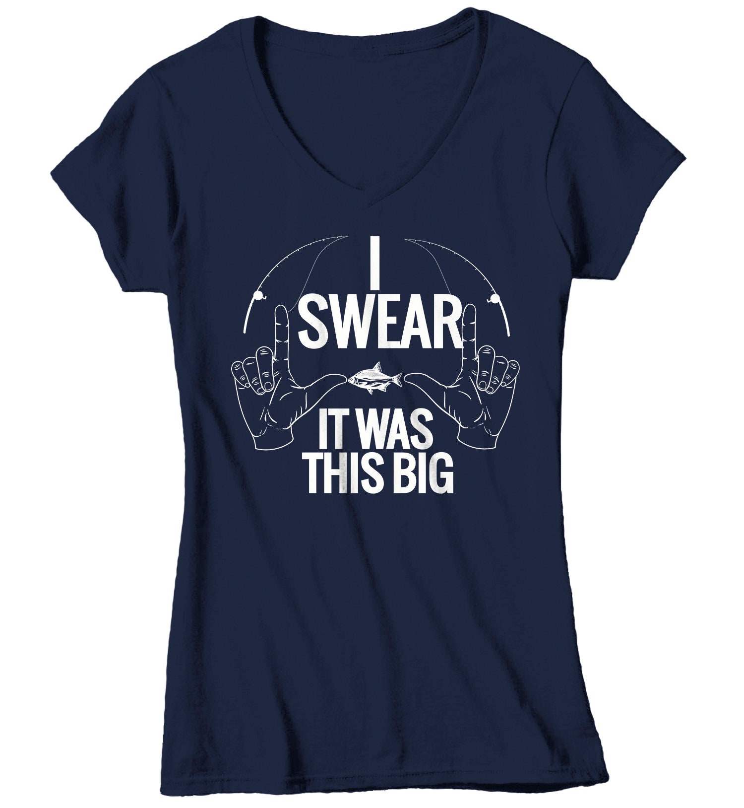 Fishing Joke' Women's Plus Size T-Shirt