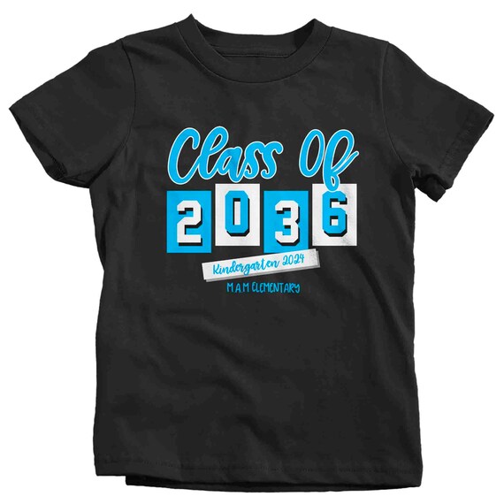 Kids Custom School TShirt Personalized Kindergarten 1st Grade 2nd 3rd Elementary Grade Shirt Custom Unisex Gift Idea Class Of 4th Tee Youth