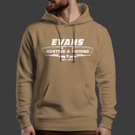 Kids Personalized Hunting Hoodie Fisherman Hunting Fishing Pullover Sweatshirt Game Men's Gift Idea Pole Rifle Hunter Unisex Hunt Custom