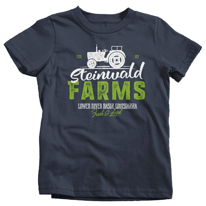 Kids Personalized Farm T Shirt Vintage Farming Shirt Personalized Farm Tractor Shirts Custom Farm T Shirt Boys Girls Youth image 5