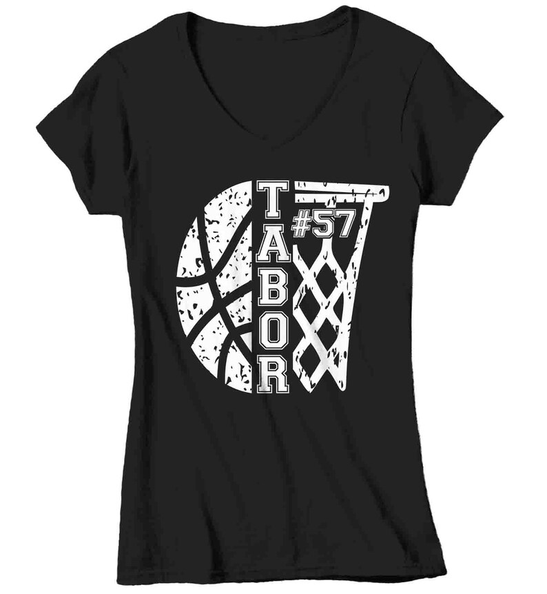 Women's Personalized Basketball T Shirt Custom Basketball Etsy