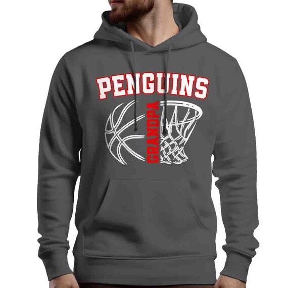Men's Personalized Player Sweatshirt Basketball Hoodie Custom Basketball Hooded Pullover Hoops Dad Mom Team Pride Custom Gift Idea