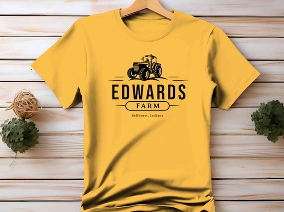 Men's Custom Tractor TShirt Personalized Farm Shirt Farmer TShirt Farming T-Shirt Agriculture Cultivate Custom Name Business Shirts Unisex