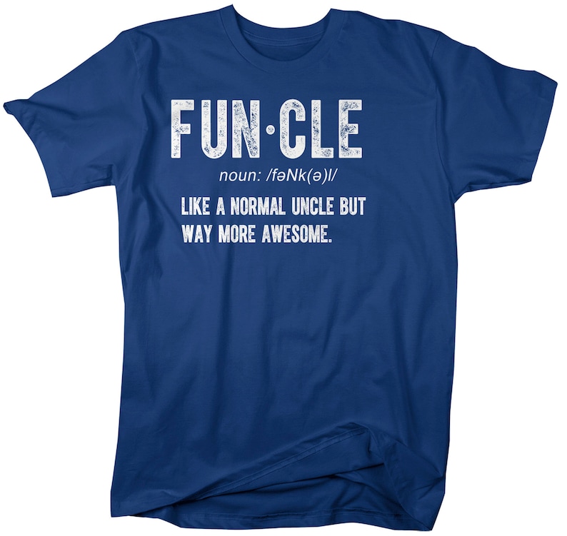 Men's Funny Uncle T-shirt Funcle Shirt Gift Ideas Uncles - Etsy