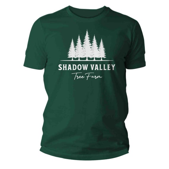Men's Personalized Tree Farm T Shirt Custom Christmas Fir Spruce Name Shirt Personalized Business Farmer Custom Men's Gift Idea