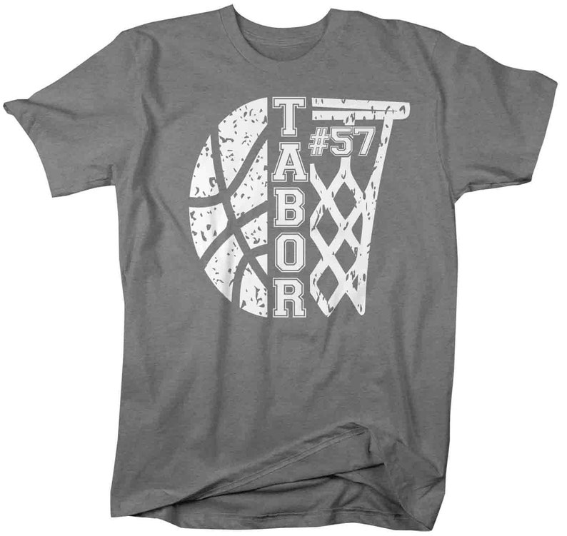 Men's Personalized Basketball T Shirt Custom Basketball Etsy