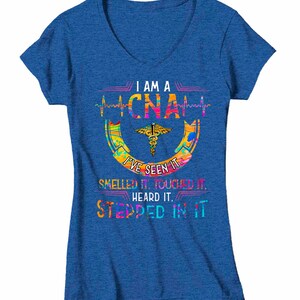 Women's Funny CNA T Shirt CNA Shirt Seen It Smelled It Stepped In It Tee Funny CNA Shirts Cna Gift Idea image 8