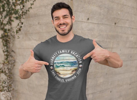 Men's Personalized Vacation Shirt Custom Beach Ocean Sand Dune TShirts Reunion Group T Shirts Matching Cruise Unisex Mans Gift Idea