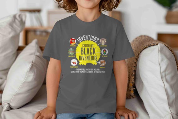 Kids Black History TShirt Anti Racism Shirt Minority Inventors Inventions African American T-Shirt Unisex Feminist Equal Rights Youth Tee