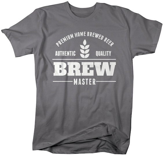 Men's Brew Master T-Shirt Premium Home Brewed Beer TShirt Home Brewing Tees Gift Idea