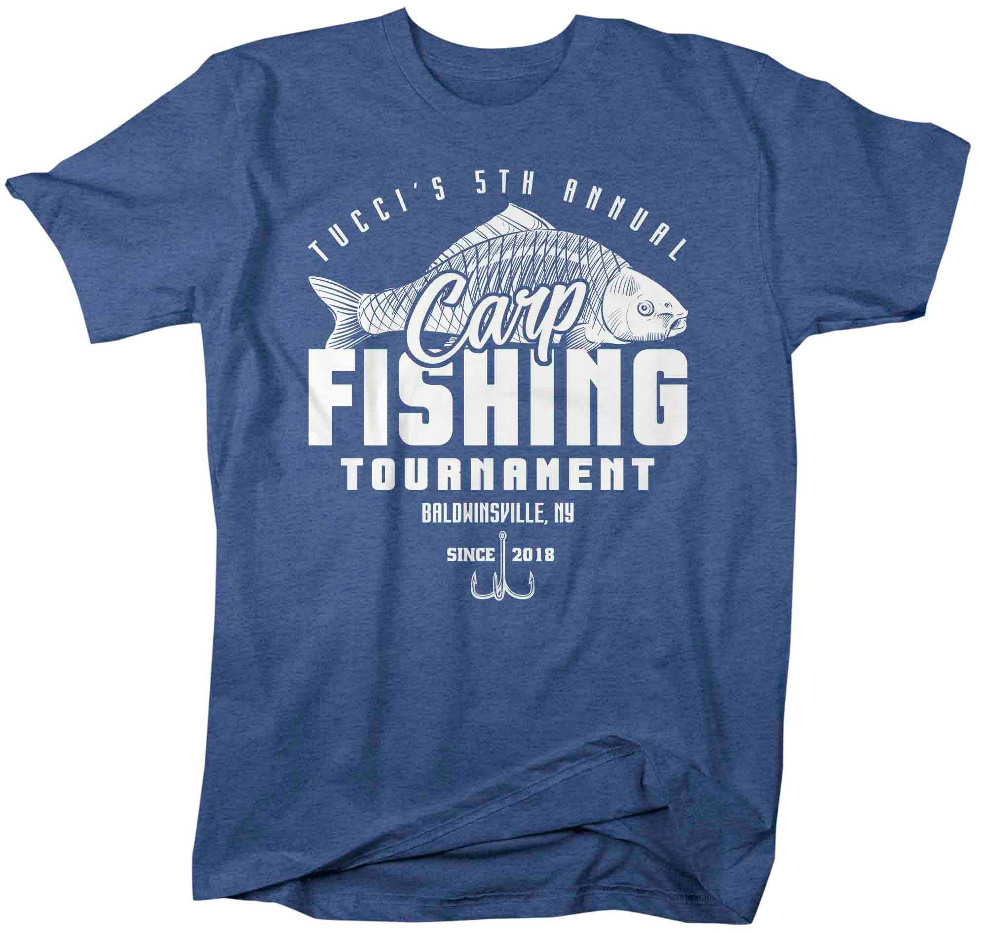 Men's Fishing T-shirt Fisherman Carp Fishing Tee Shirt Custom Personalized  Tournament Fish Trip Vacation Father's Day Gift Unisex Man -  Norway