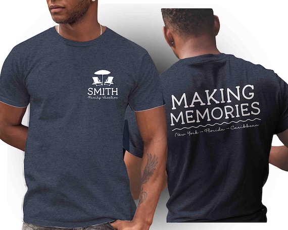 Custom Matching Vacation T-Shirt: Personalized Cruise Resort Tee Group Unisex