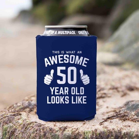 Funny Birthday Cozie This Is What Awesome 40 Year Looks Like Old Birthday Gift Idea 40th Forty For Him Can Cooler Foam 12 oz.