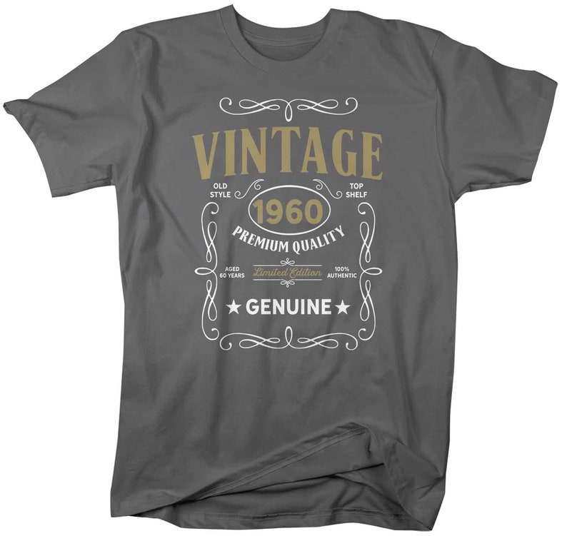 Men's Vintage 1960 60th Birthday T-Shirt Classic Sixty | Etsy