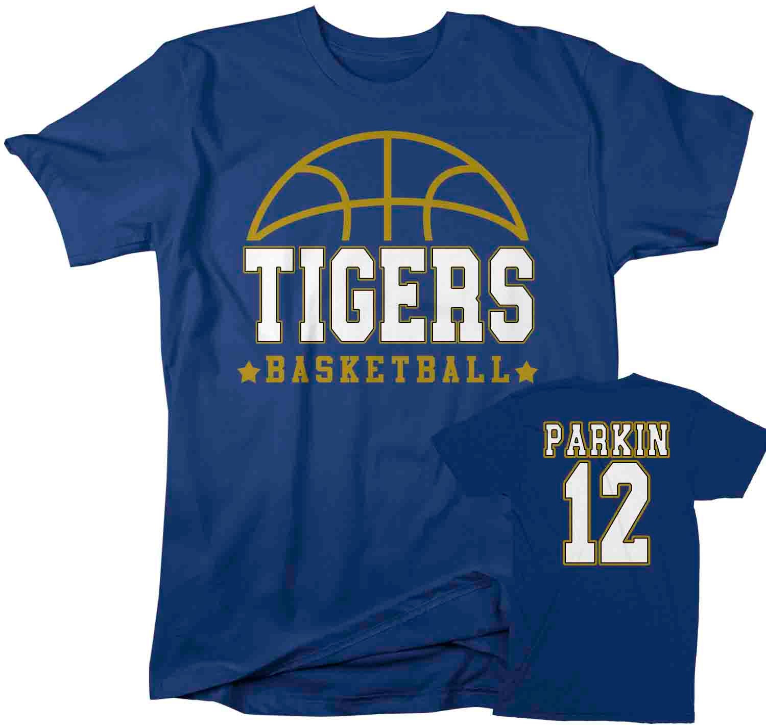 Men's Personalized Basketball T Shirt Custom Basketball Etsy