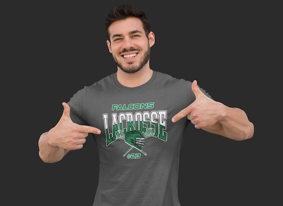 Men's Personalized Lacrosse T Shirt Custom LAX Dad Shirt Personalized Lacrosse Mom Team TShirt Helmet Sticks Custom Unisex Shirts Gift Idea