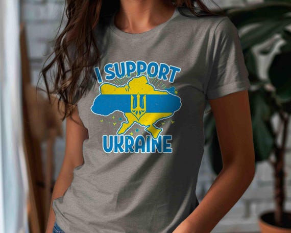 Women's Support Ukraine Shirt Trident T-Shirt Save Ukrainian Flag Flower Anti Maga Resist TShirt Gift Idea Unisex Tee Men Grunge FDT