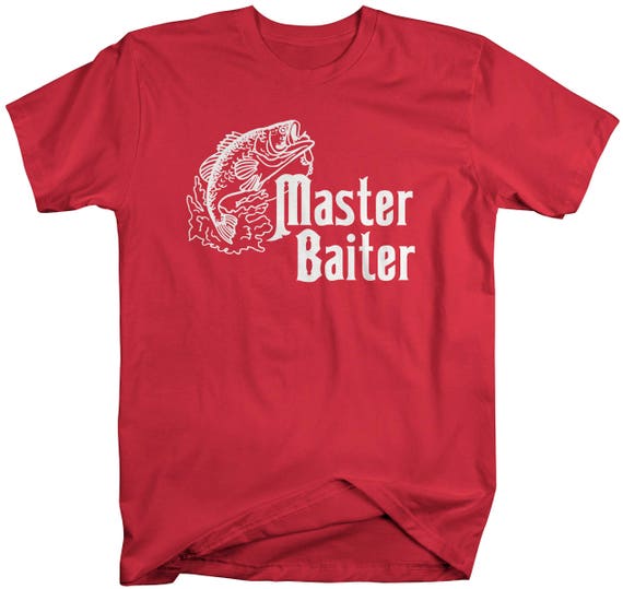 Funny Master Baiter Fishing T Shirt - Shirts For Fishermen Fish T-shirts Men's Women's Unisex Tees