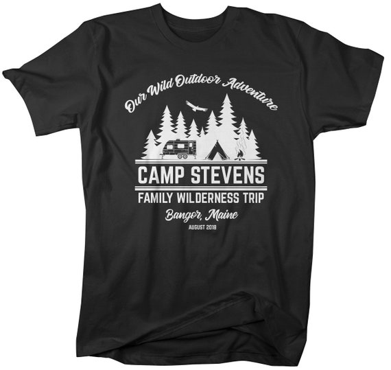 Personalized Camping T-shirt Family 