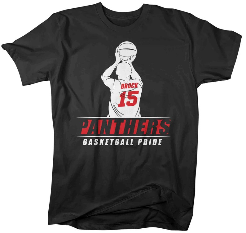 Men's Personalized Basketball T Shirt Custom Basketball Etsy