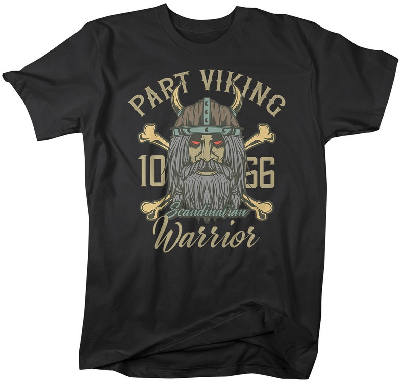 Men's Viking T Shirt Part Viking Shirt Warrior Shirts | Etsy