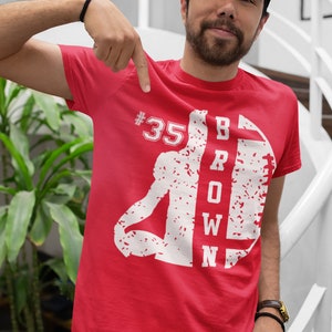 Men&#39;s Personalized Football T Shirt Custom Football Shirts Football Dad T Shirt Personalized Shirts