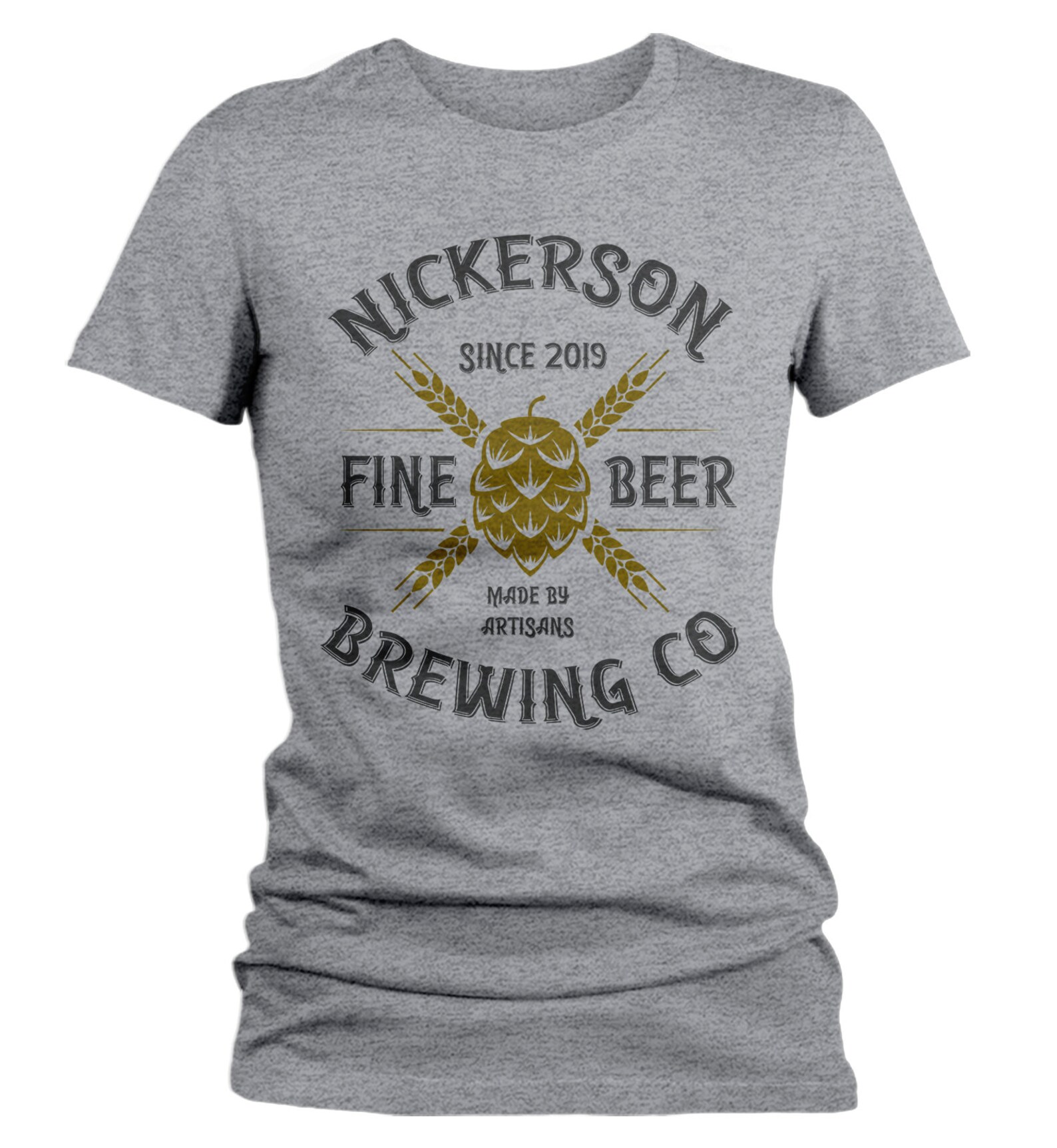 Women's Personalized Brewing TShirt Custom Beer Shirt Etsy