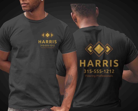Men's Custom Flooring Shirt Personalized Tile Company Install Ceramic Floor Installation T Shirts Contractor Logo Business TShirt Unisex