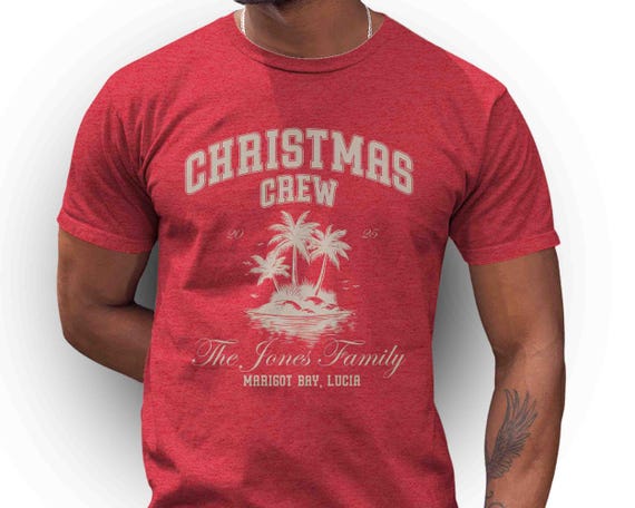 Custom Matching Tropical Palm Tree T-Shirt: Personalized Cruise Resort Vacation Tee Group Unisex