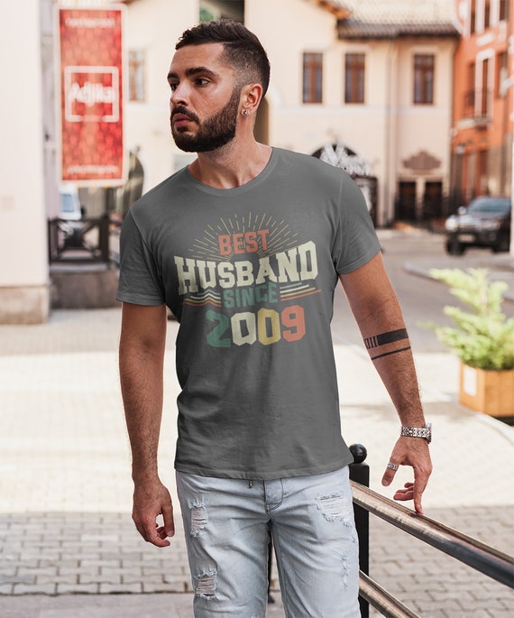 Men's Personalized Best Husband T Shirt Anniversary Gift Husband Shirt Best Since Funny Husband Tee Wedding Shirt