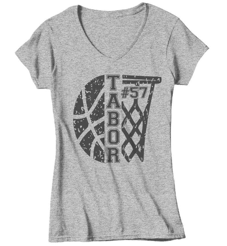 Women's Personalized Basketball T Shirt Custom Basketball Etsy