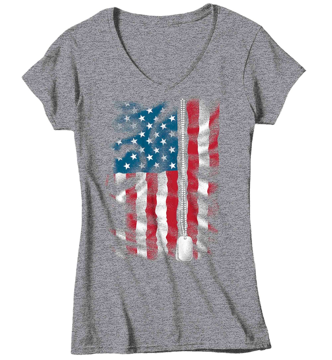 Women's Memorial Day T-Shirt American Flag Veteran Shirt | Etsy