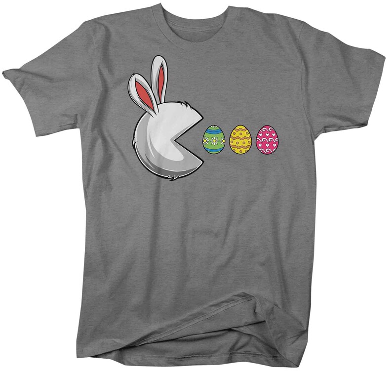 Men's Funny Easter Shirt Easter Bunny Eggs T Shirt Egg Etsy