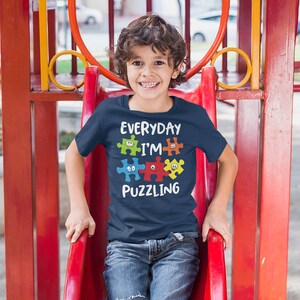 Doryti Everyday Im Puzzling Autism Awareness Funny Women Sweatshirt tee Doryti Everyday Im Puzzling Autism Awareness Funny Women Sweatshirt tee