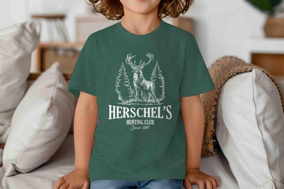 Kids Personalized Hunting T-Shirt Family Hunting Club Deer Duck Game Tee Shirt Child Gift Idea Youth Hunter Unisex Hunt Club Custom Tee