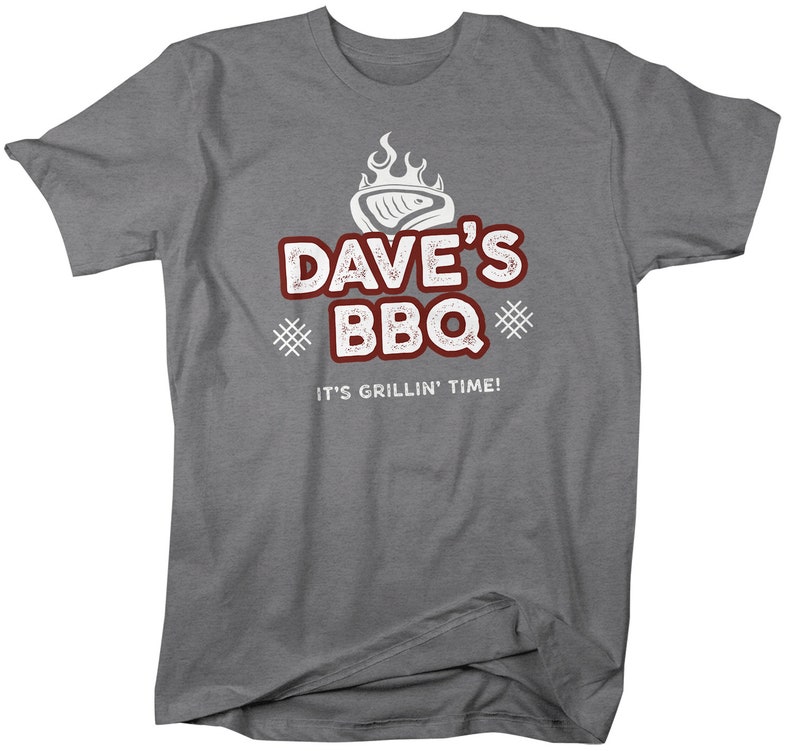 Men's Personalized BBQ T Shirt Custom BBQ Shirt - Etsy