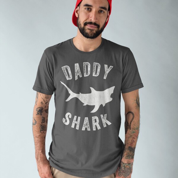 Men's Daddy Shark T-Shirt, Matching Family Tee