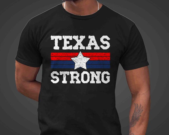 Men's Texas Strong Shirt Texas TShirt Vintage Patriotic T Shirt Gift Idea For Him Texas Pride State Gift Men Tee TX Southern Gift Unisex