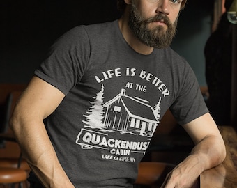 Personalized Cabin T-Shirt: Custom Camp Shirt with Illustrated Design