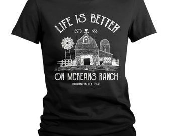 Women's Personalized Farm T-Shirt Vintage Barn Farmer Shirt Custom Tee Shirts Customized TShirt Ranch Rancher